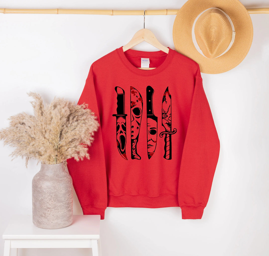 Horror Movies Sweatshirt | Spooky Serial Killer Halloween Shirt Shirtprintingcenter