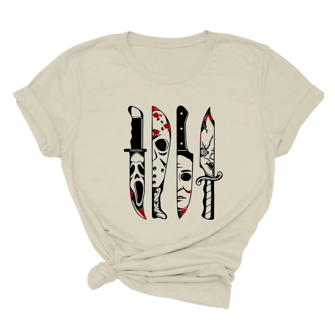 Horror Movies Tshirt | Spooky Serial Killer Halloween Shirt Shirtprintingcenter