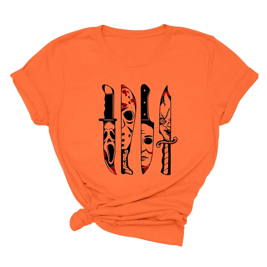 Horror Movies Tshirt | Spooky Serial Killer Halloween Shirt Shirtprintingcenter