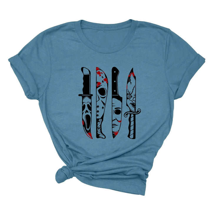 Horror Movies Tshirt | Spooky Serial Killer Halloween Shirt Shirtprintingcenter