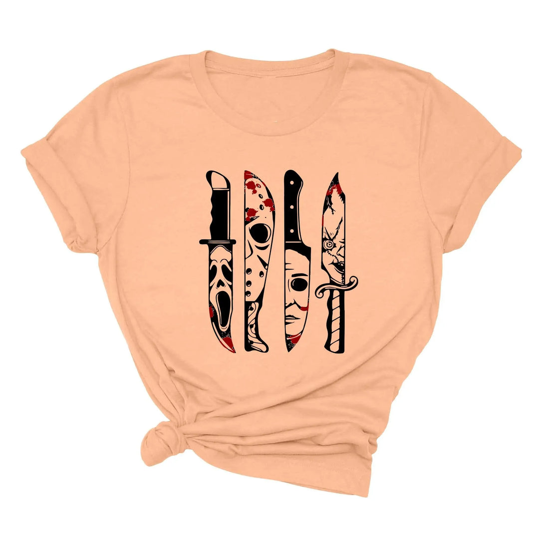 Horror Movies Tshirt | Spooky Serial Killer Halloween Shirt Shirtprintingcenter