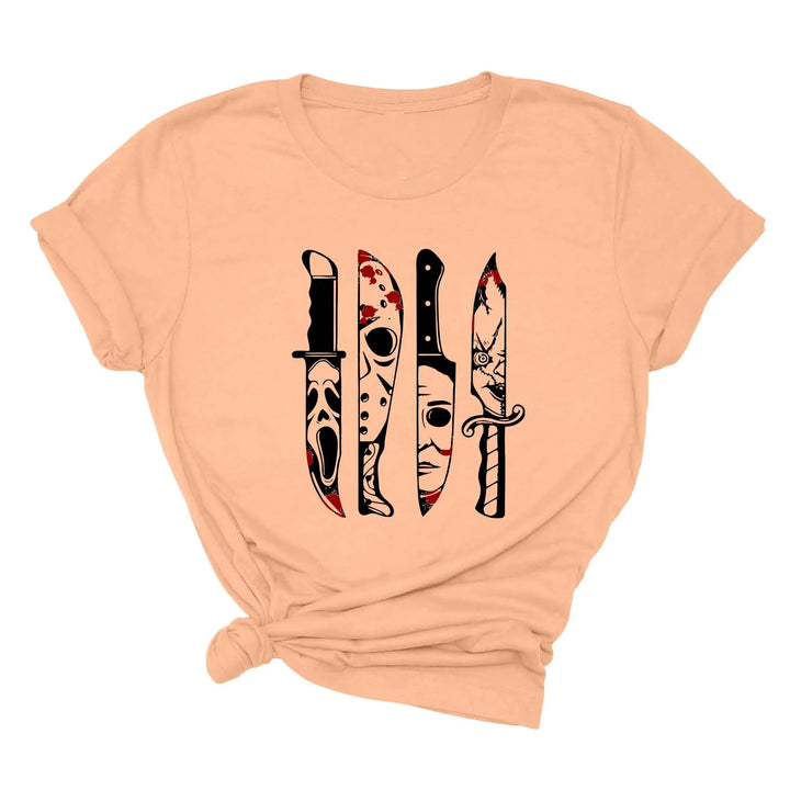 Horror Movies Tshirt | Spooky Serial Killer Halloween Shirt Shirtprintingcenter