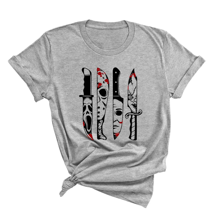 Horror Movies Tshirt | Spooky Serial Killer Halloween Shirt Shirtprintingcenter