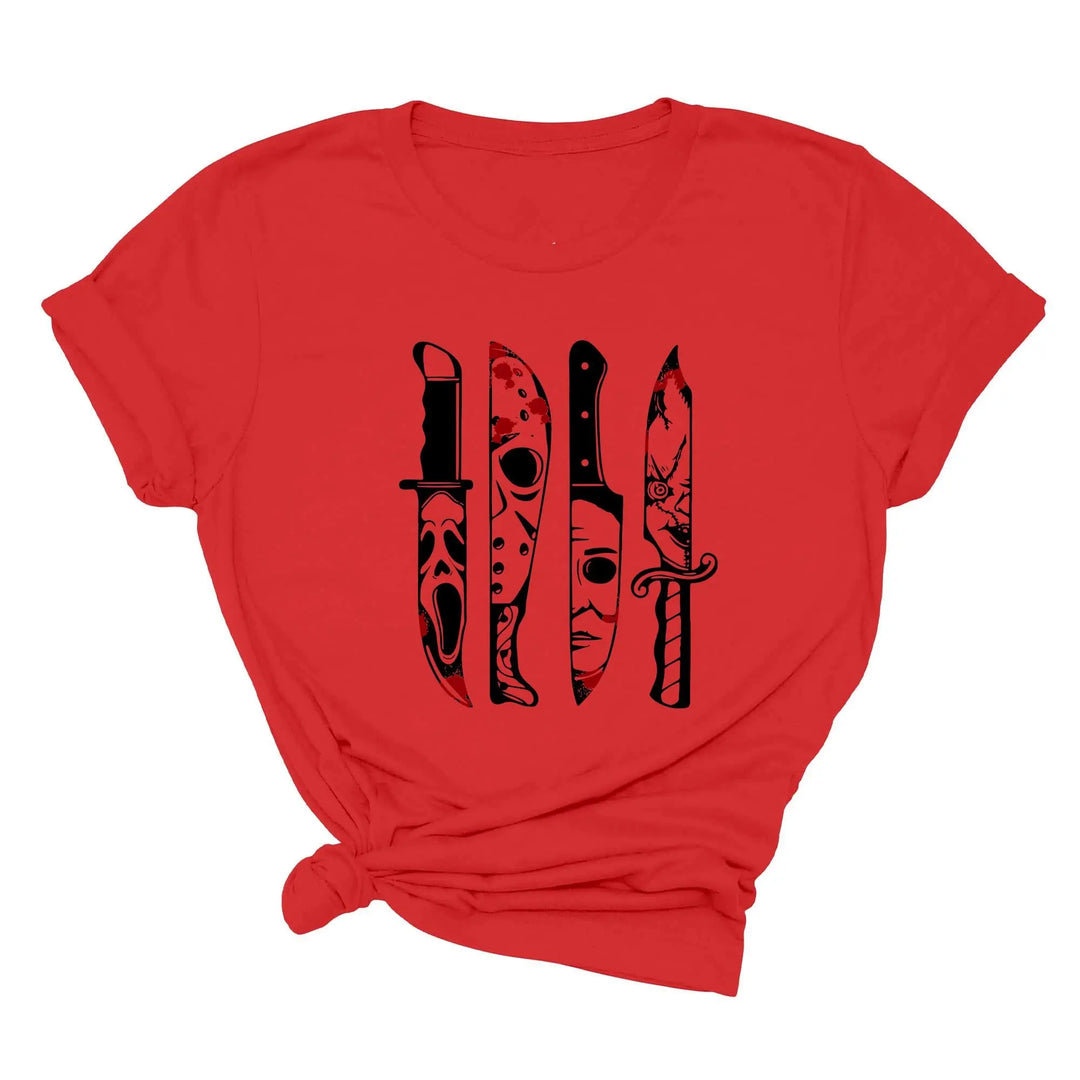 Horror Movies Tshirt | Spooky Serial Killer Halloween Shirt Shirtprintingcenter