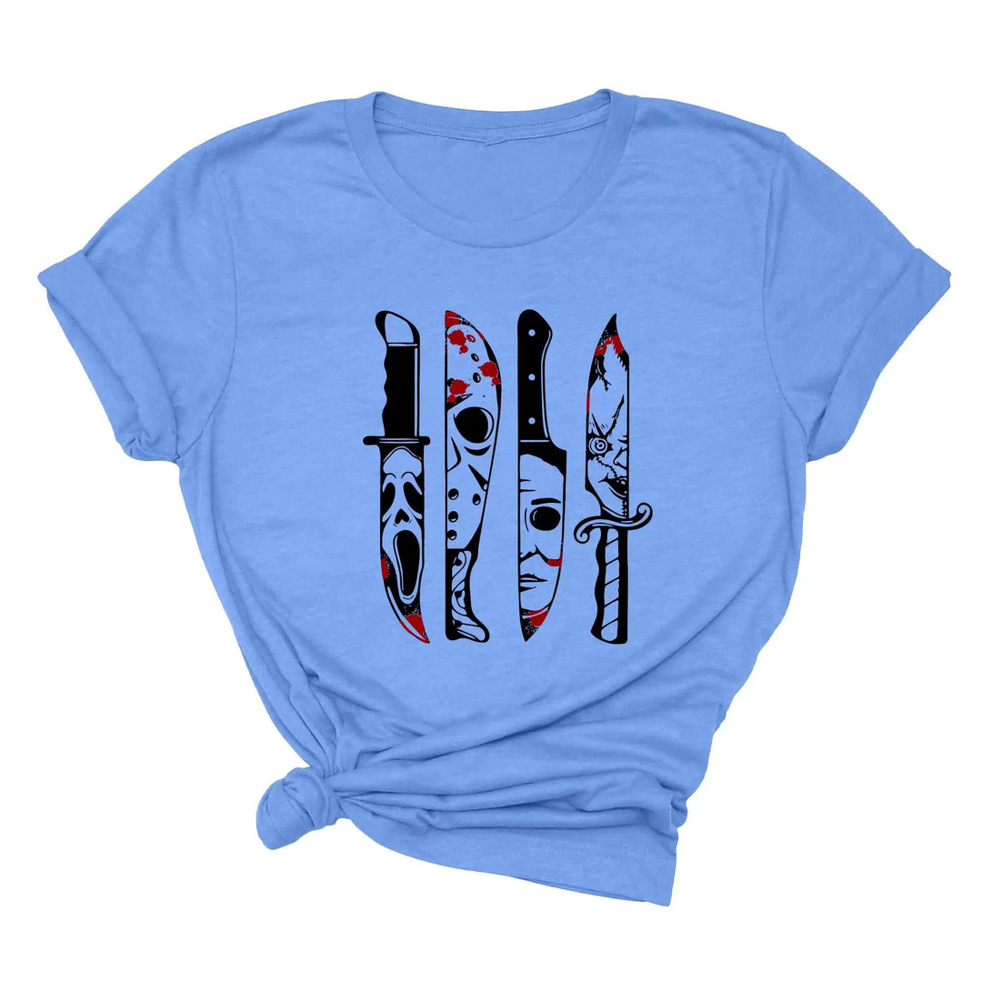 Horror Movies Tshirt | Spooky Serial Killer Halloween Shirt Shirtprintingcenter