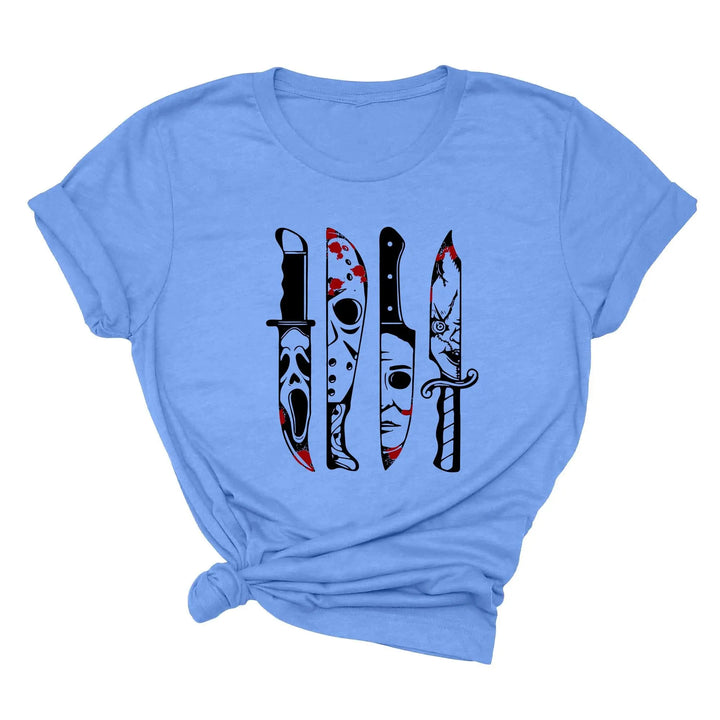 Horror Movies Tshirt | Spooky Serial Killer Halloween Shirt Shirtprintingcenter