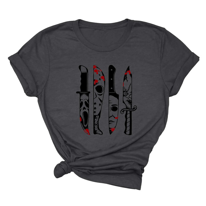 Horror Movies Tshirt | Spooky Serial Killer Halloween Shirt Shirtprintingcenter