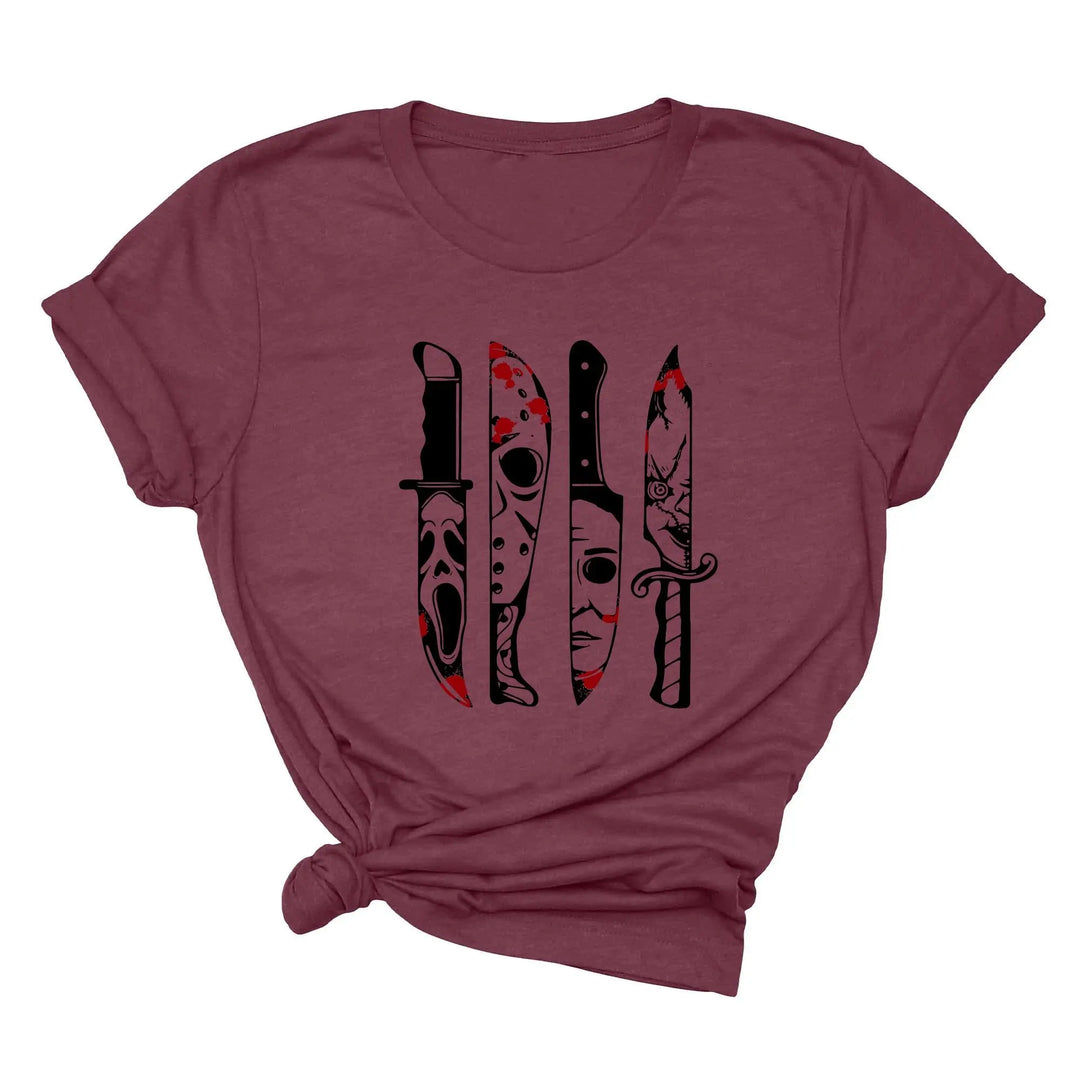 Horror Movies Tshirt | Spooky Serial Killer Halloween Shirt Shirtprintingcenter