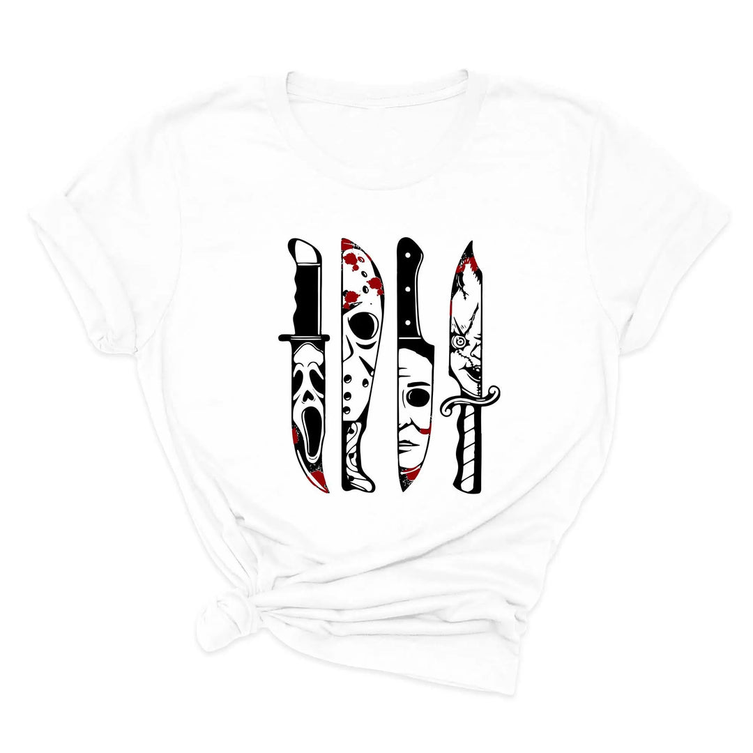 Horror Movies Tshirt | Spooky Serial Killer Halloween Shirt Shirtprintingcenter