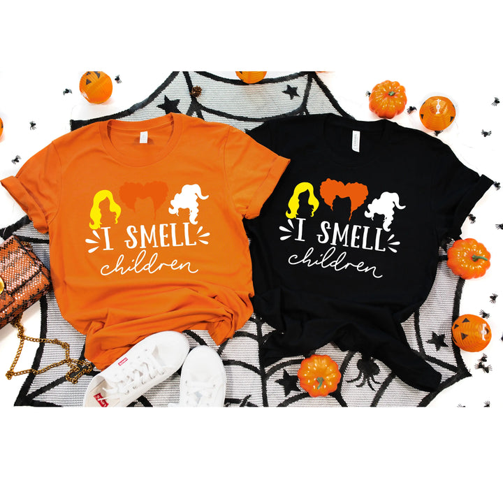 I Smell Children Shirt | Sanderson Sisters Hocus Pocus Tee Shirtprintingcenter