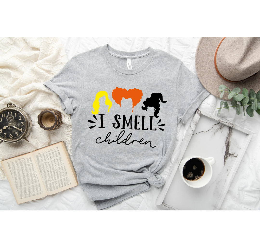 I Smell Children Shirt | Sanderson Sisters Hocus Pocus Tee Shirtprintingcenter