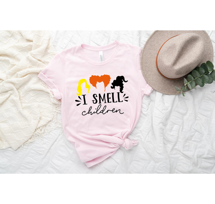 I Smell Children Shirt | Sanderson Sisters Hocus Pocus Tee Shirtprintingcenter