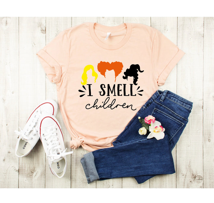 I Smell Children Shirt | Sanderson Sisters Hocus Pocus Tee Shirtprintingcenter