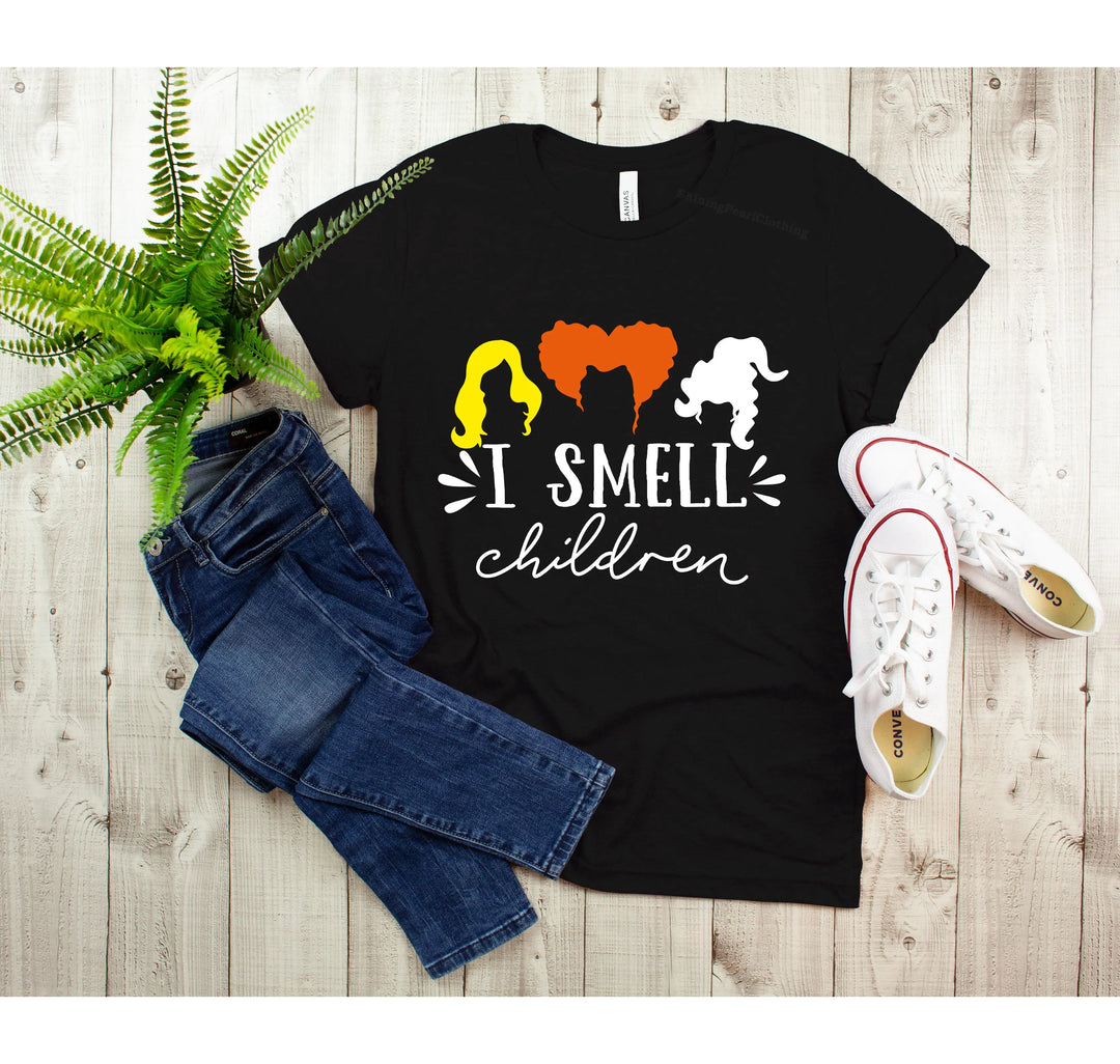 I Smell Children Shirt | Sanderson Sisters Hocus Pocus Tee Shirtprintingcenter