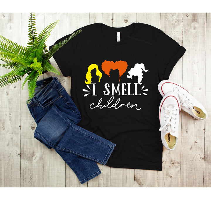 I Smell Children Shirt | Sanderson Sisters Hocus Pocus Tee Shirtprintingcenter
