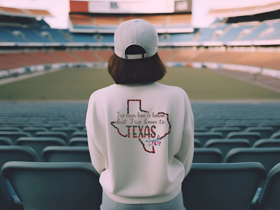 Nunca he estado en el cielo, pero he estado en Texas Dtf Transfer