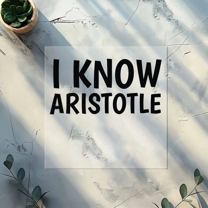 Conozco a Aristóteles DTF Transfers