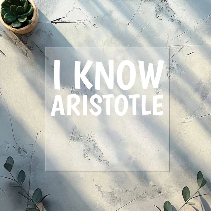 Conozco a Aristóteles DTF Transfers