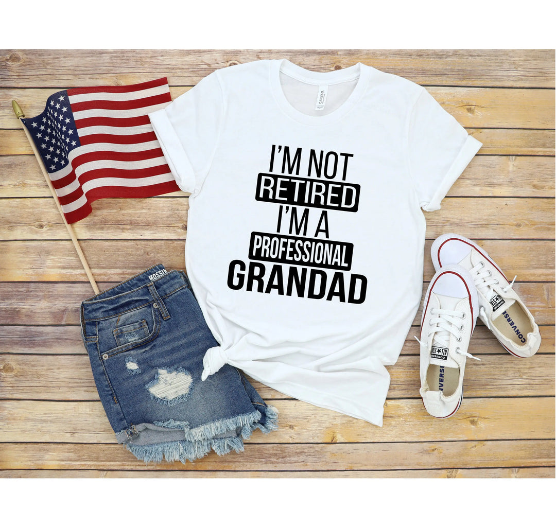 I'm Not Retired, I'm a Professional Grandad - Funny Gift Tee