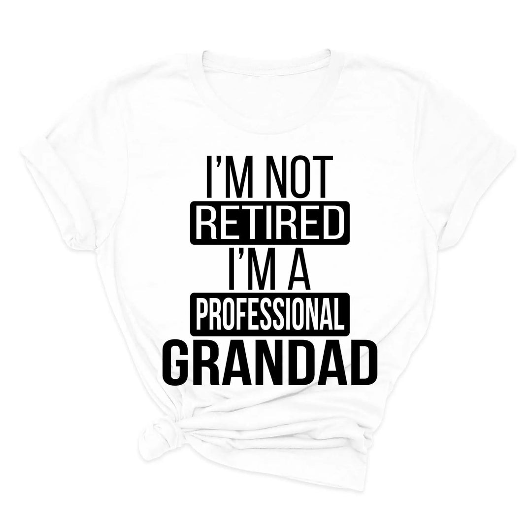 I'm Not Retired, I'm a Professional Grandad - Funny Gift Tee