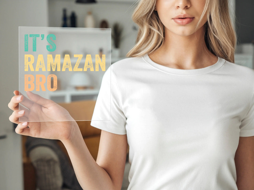 Transferencia DTF "Es Ramadán, hermano" | Transferencia térmica de Ramadán | Impresión divertida de Ramadán