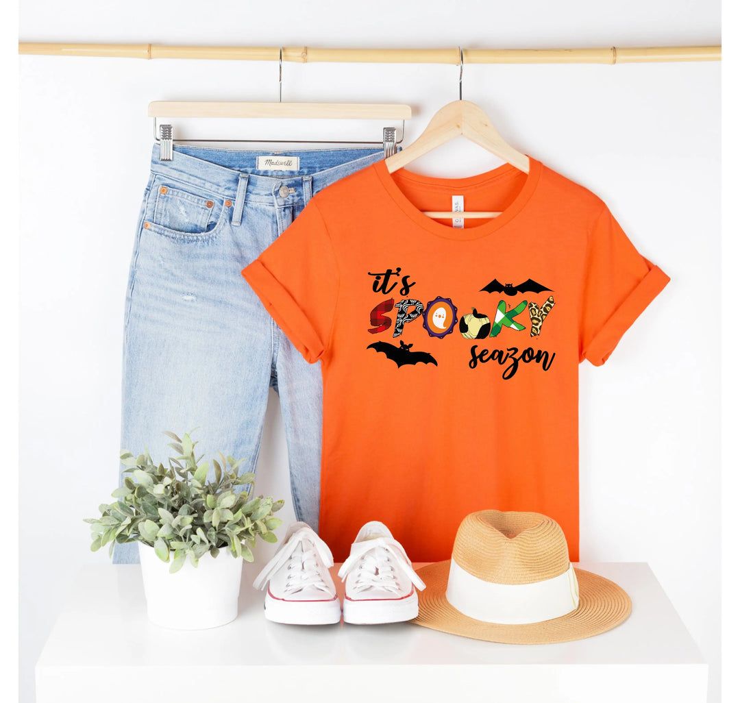 It's Spooky Season Shirt | Cute Ghost & Spooky Vibes Tee Shirtprintingcenter