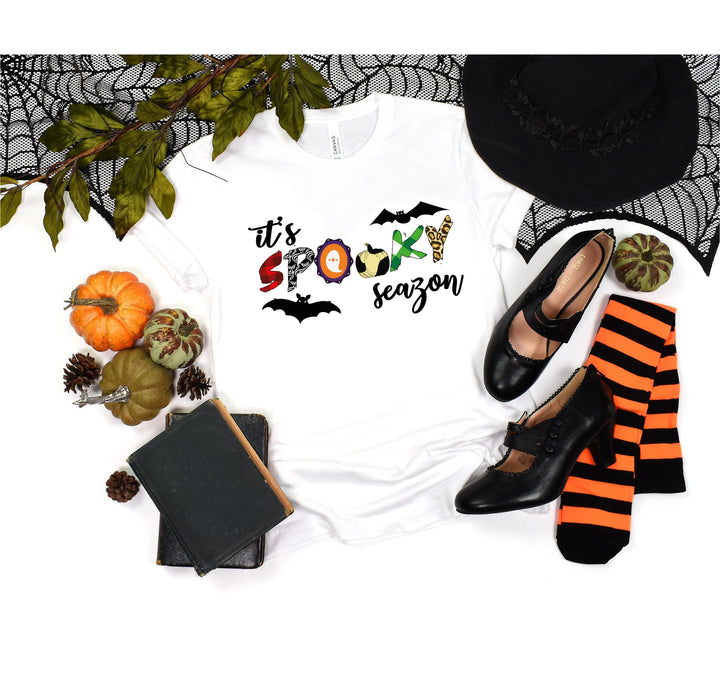 It's Spooky Season Shirt | Cute Ghost & Spooky Vibes Tee Shirtprintingcenter