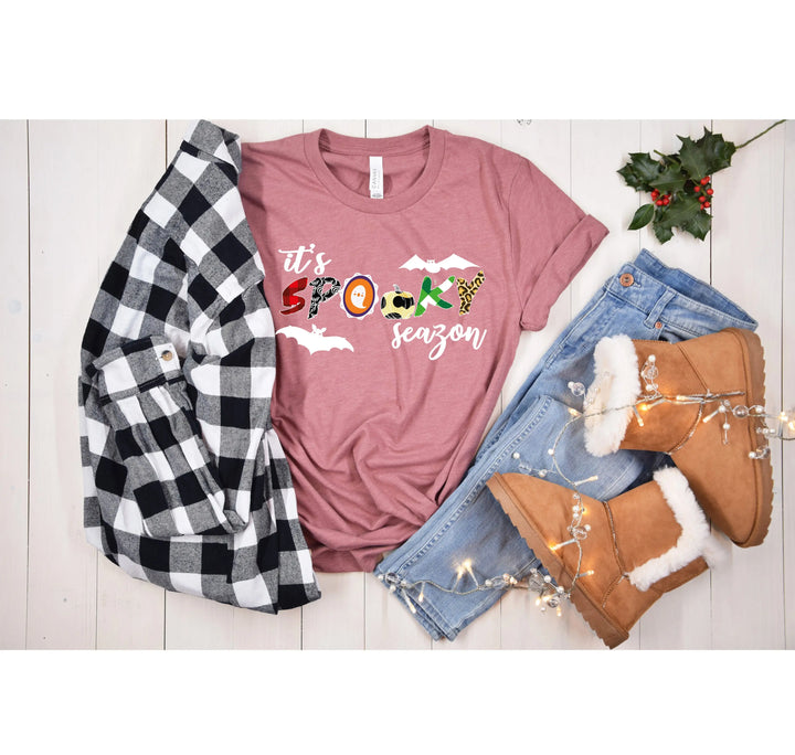 It's Spooky Season Shirt | Cute Ghost & Spooky Vibes Tee Shirtprintingcenter