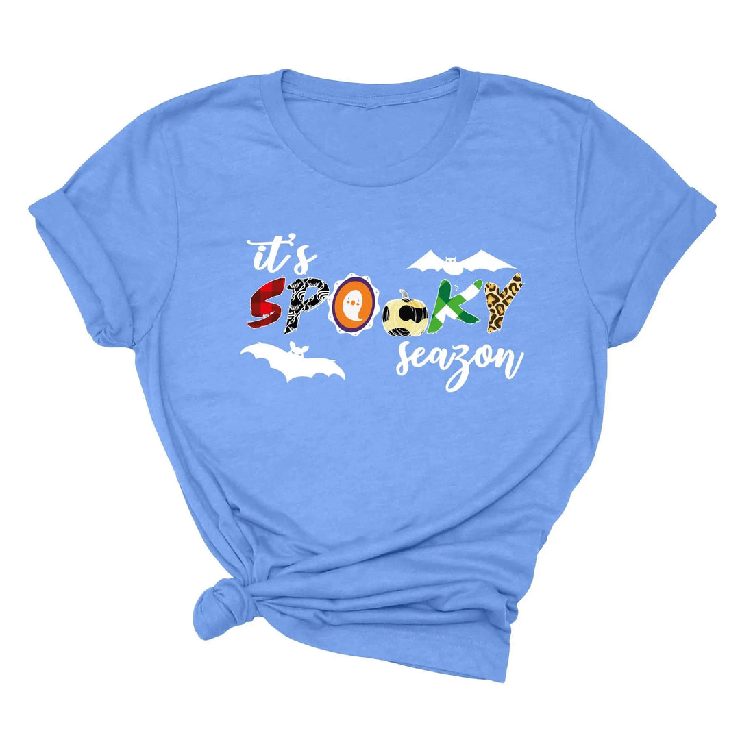 It's Spooky Season Shirt | Cute Ghost & Spooky Vibes Tee Shirtprintingcenter