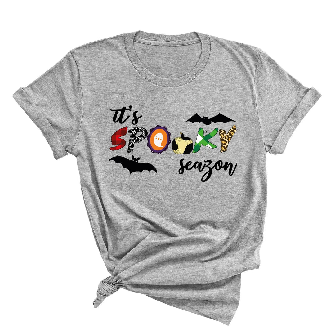 It's Spooky Season Shirt | Cute Ghost & Spooky Vibes Tee Shirtprintingcenter