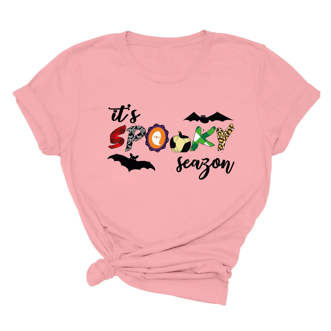 It's Spooky Season Shirt | Cute Ghost & Spooky Vibes Tee Shirtprintingcenter