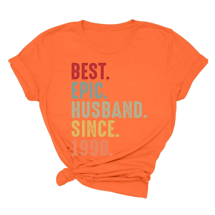 Just Married Shirt - Personalized 25th Wedding Anniversary Gift Tee Shirtprintingcenter