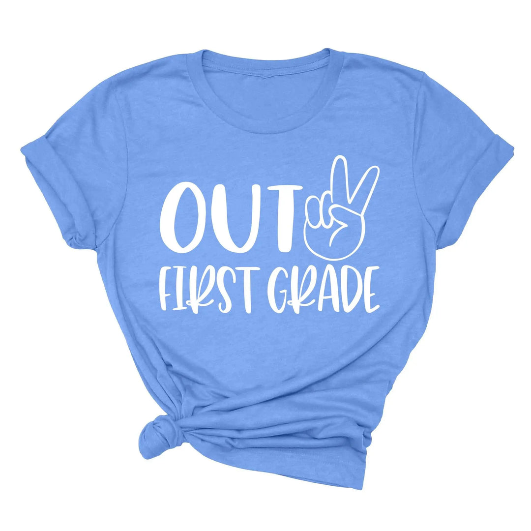 Last Day of School Shirt - Out of Preschool, Kindergarten & Grade Shirtprintingcenter