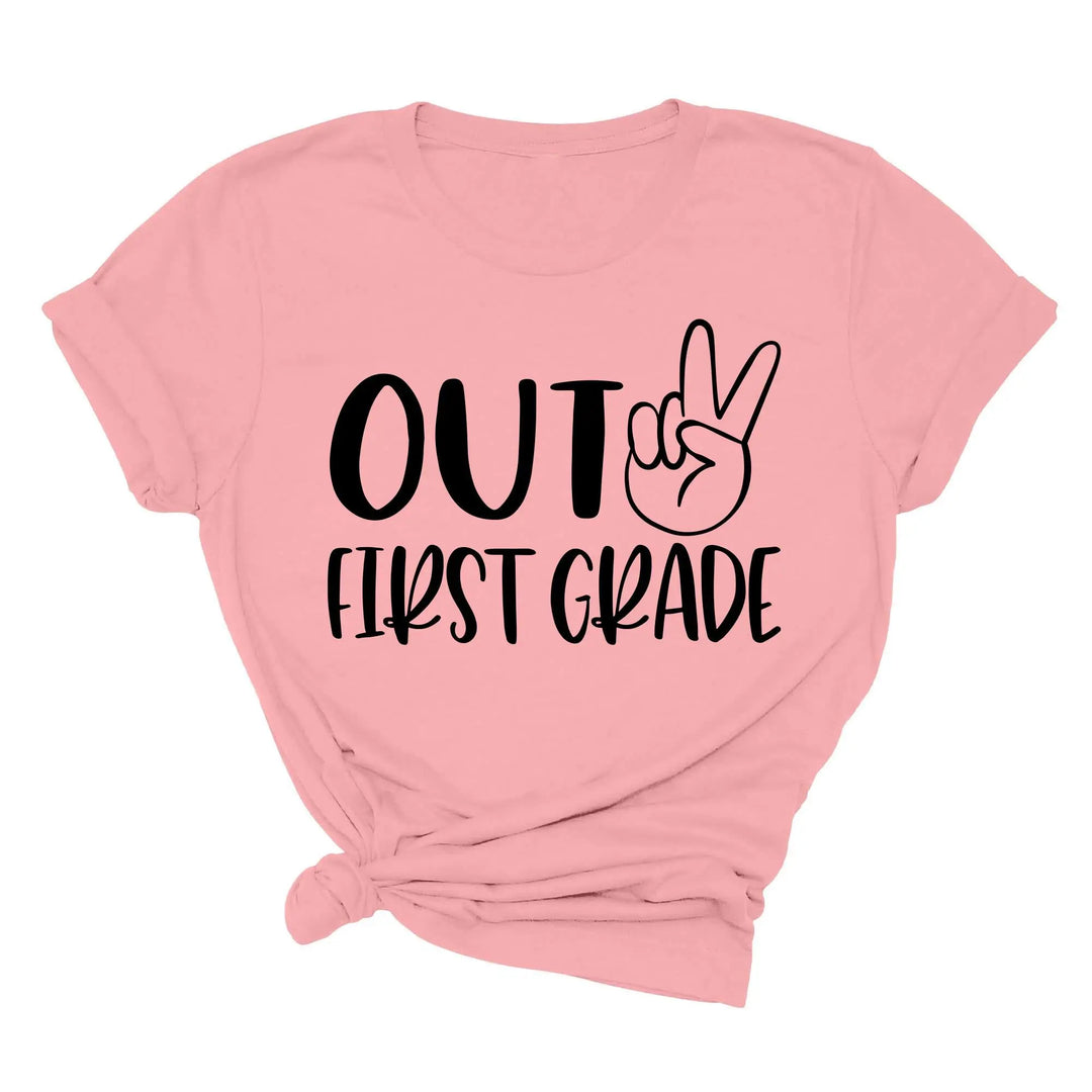 Last Day of School Shirt - Out of Preschool, Kindergarten & Grade Shirtprintingcenter
