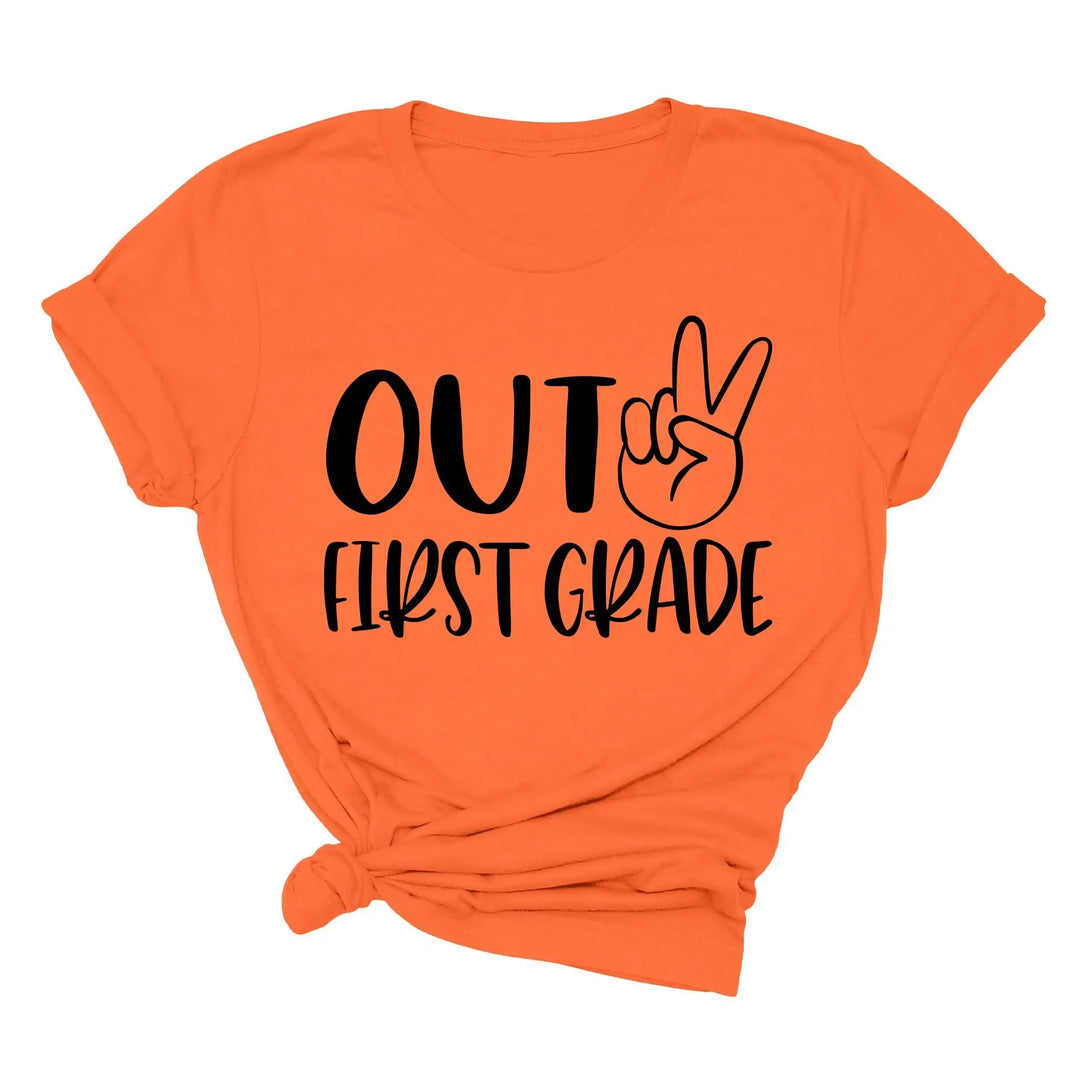 Last Day of School Shirt - Out of Preschool, Kindergarten & Grade Shirtprintingcenter