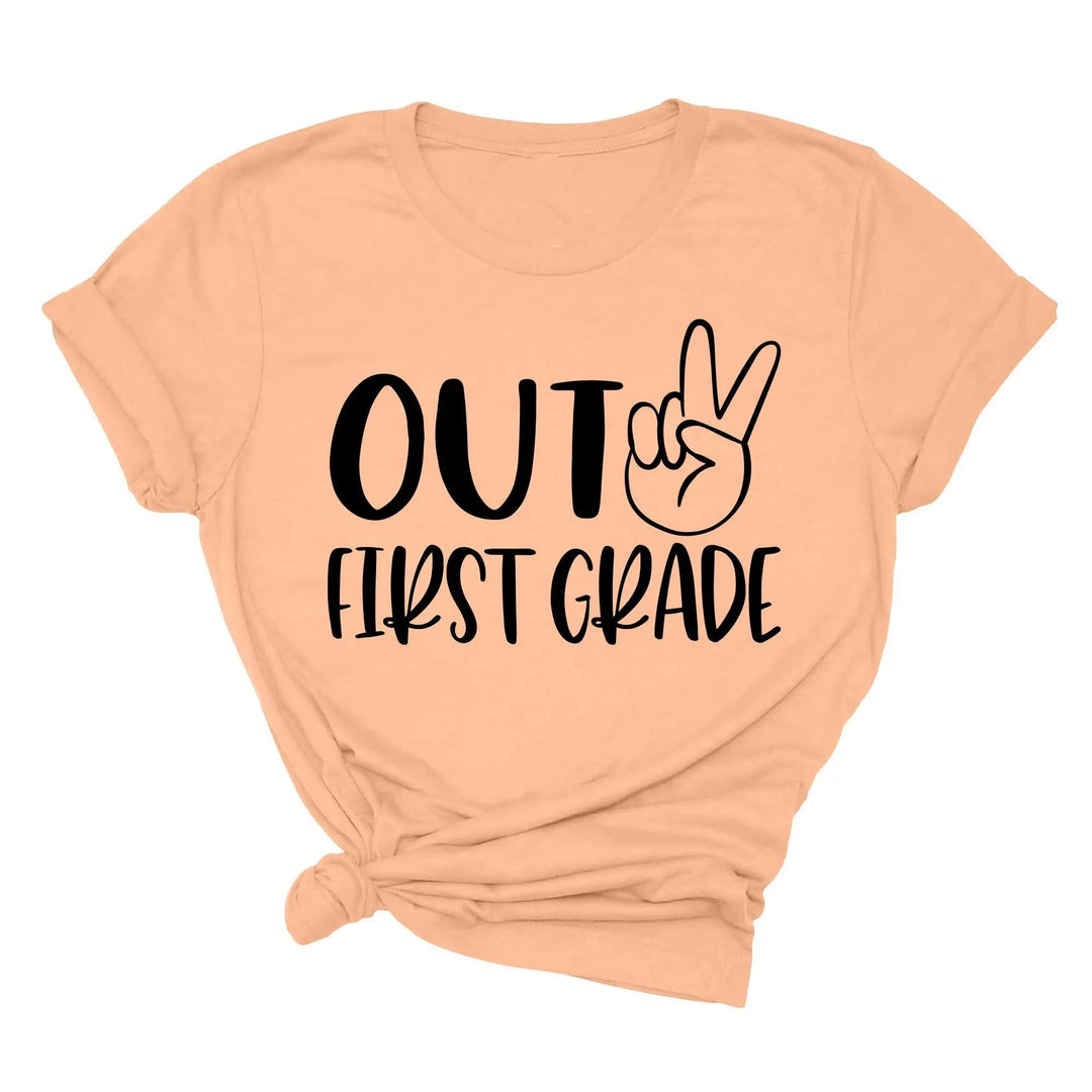 Last Day of School Shirt - Out of Preschool, Kindergarten & Grade Shirtprintingcenter