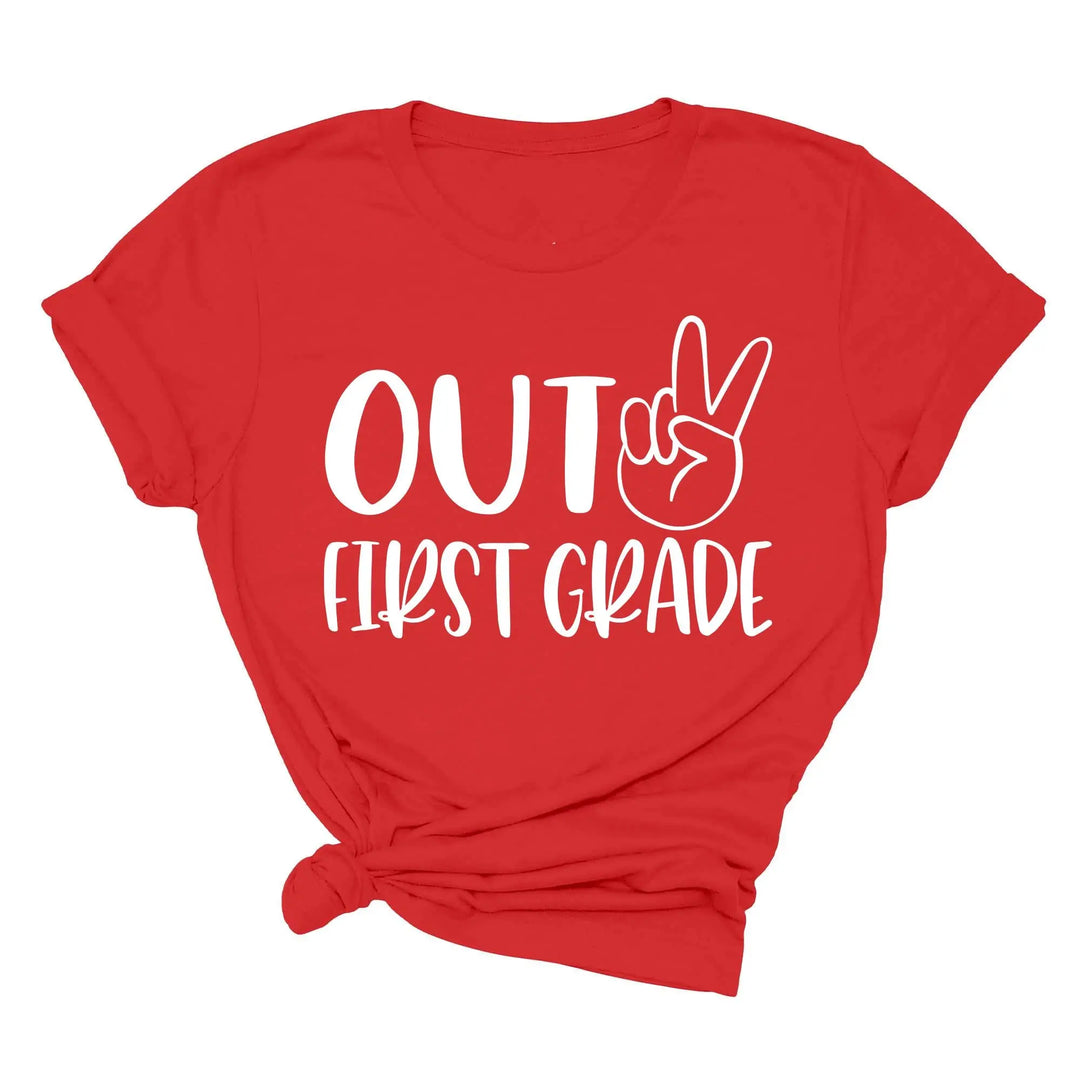 Last Day of School Shirt - Out of Preschool, Kindergarten & Grade Shirtprintingcenter