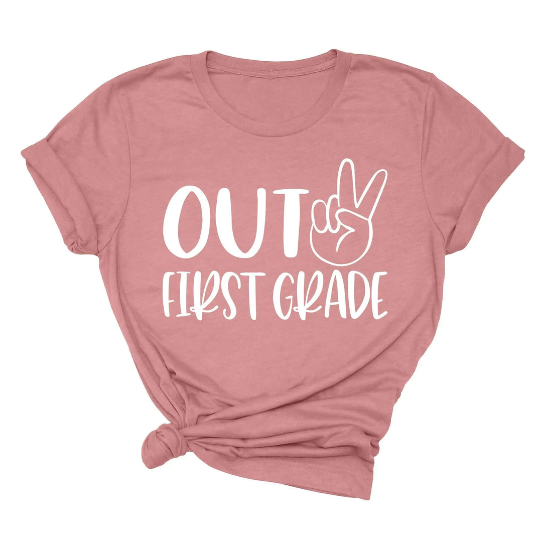 Last Day of School Shirt - Out of Preschool, Kindergarten & Grade Shirtprintingcenter