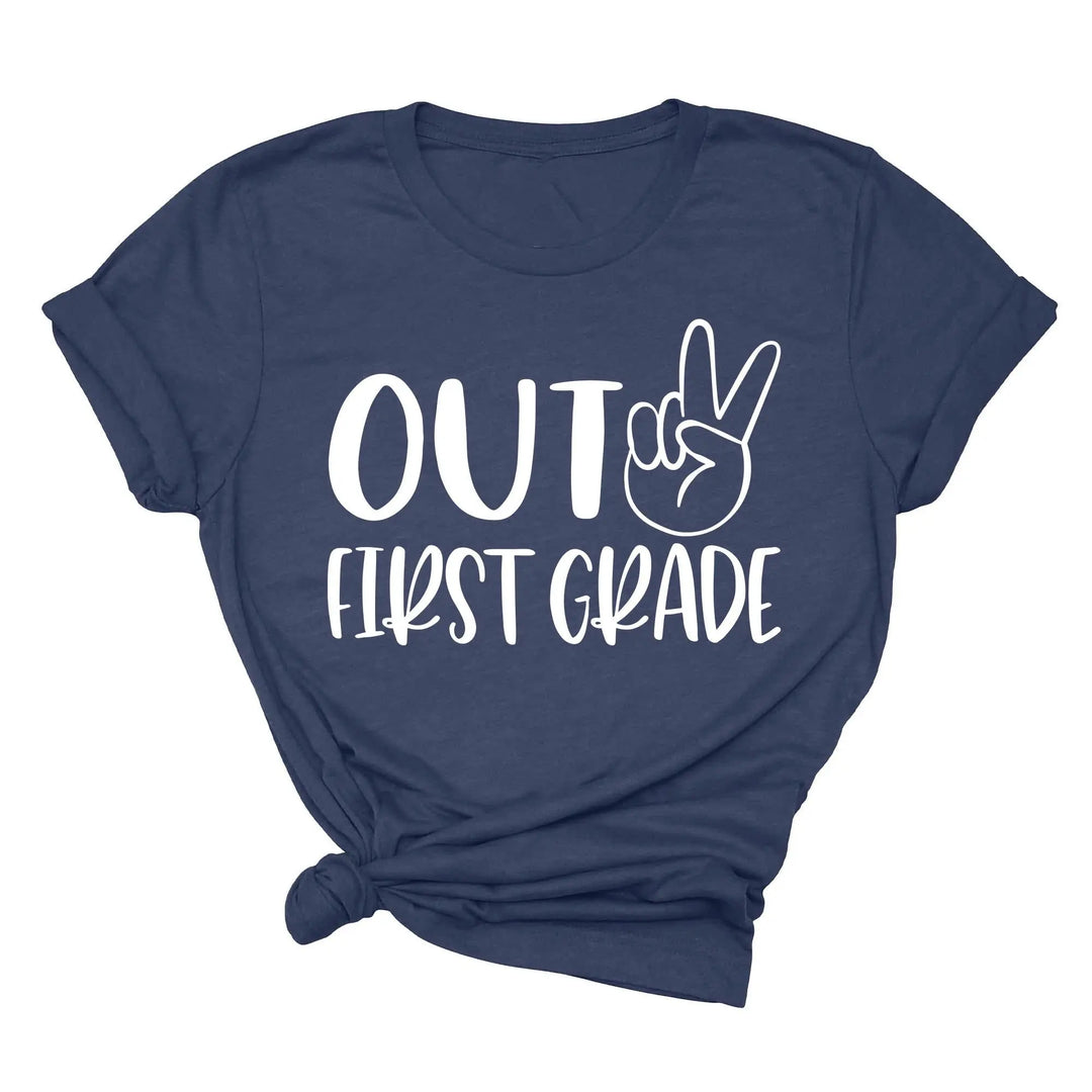 Last Day of School Shirt - Out of Preschool, Kindergarten & Grade Shirtprintingcenter