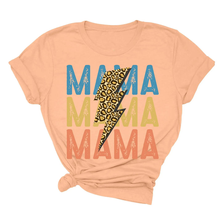 Leopard Mama Shirt - Retro Vintage Mom Life Tee | Mother's Day Gift