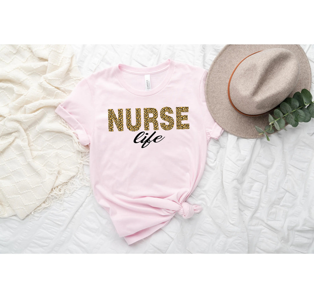 Leopard Nurse Shirt - Future Nurse Gift & Nursing School Tee for Women Shirtprintingcenter