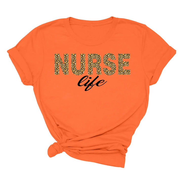 Leopard Nurse Shirt - Future Nurse Gift & Nursing School Tee for Women Shirtprintingcenter