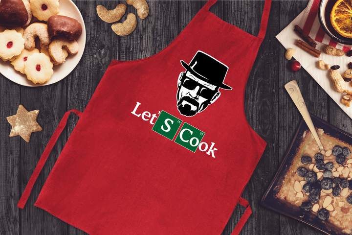 Personalized BBQ Apron for Men - Let's Cook | Chef Gift for Him