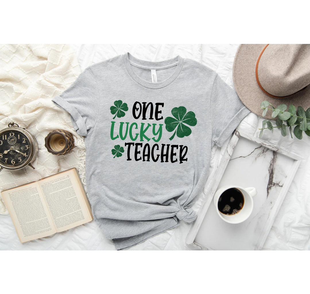 Lucky Teacher Shirts | One Lucky Teacher St. Patrick's Day Shirt Shirtprintingcenter