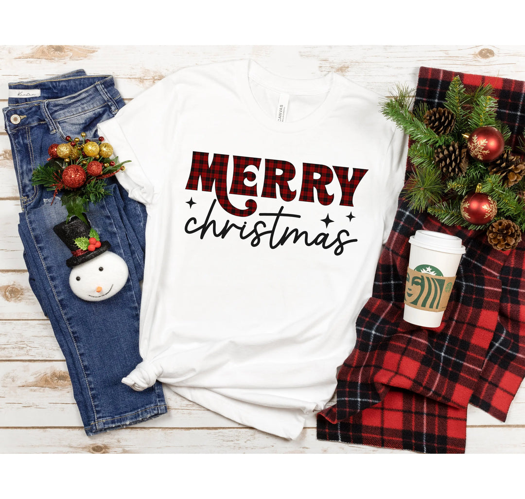 Merry Christmas Buffalo Plaid Shirt | Christmas Family Shirt | Christmas Love Shirt Shirtprintingcenter