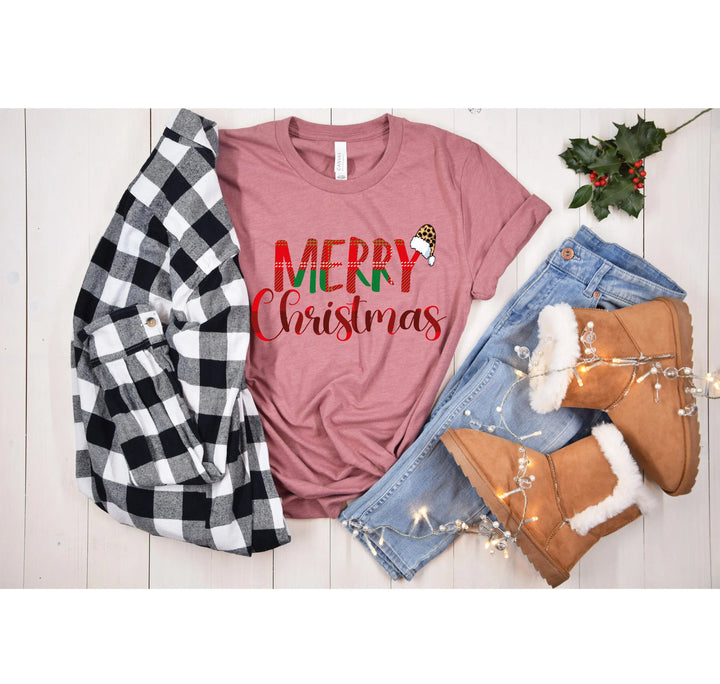 Merry Christmas Buffalo Plaid Shirt | Spooky Family Holiday Tee Shirtprintingcenter
