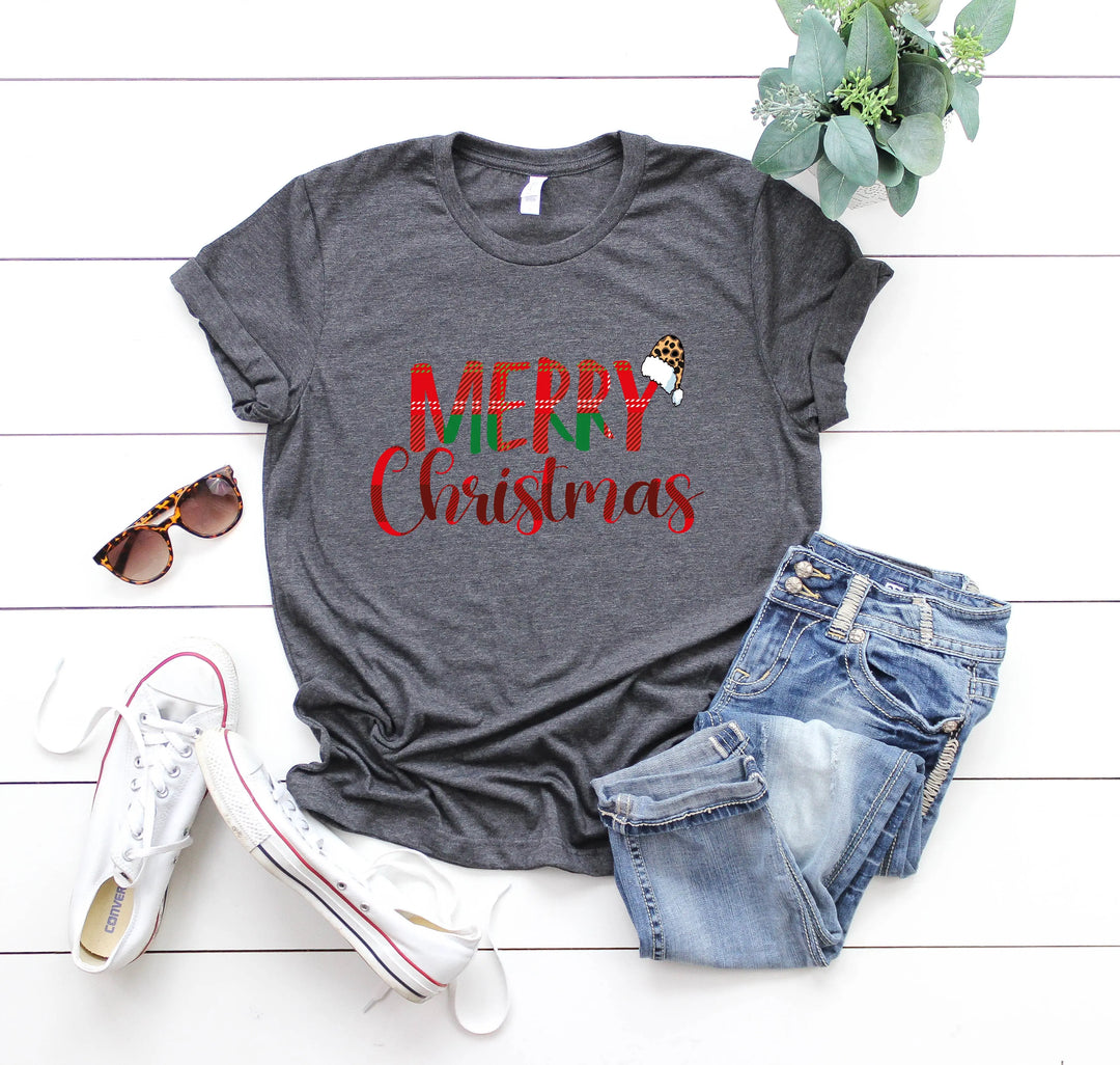 Merry Christmas Buffalo Plaid Shirt | Spooky Family Holiday Tee Shirtprintingcenter