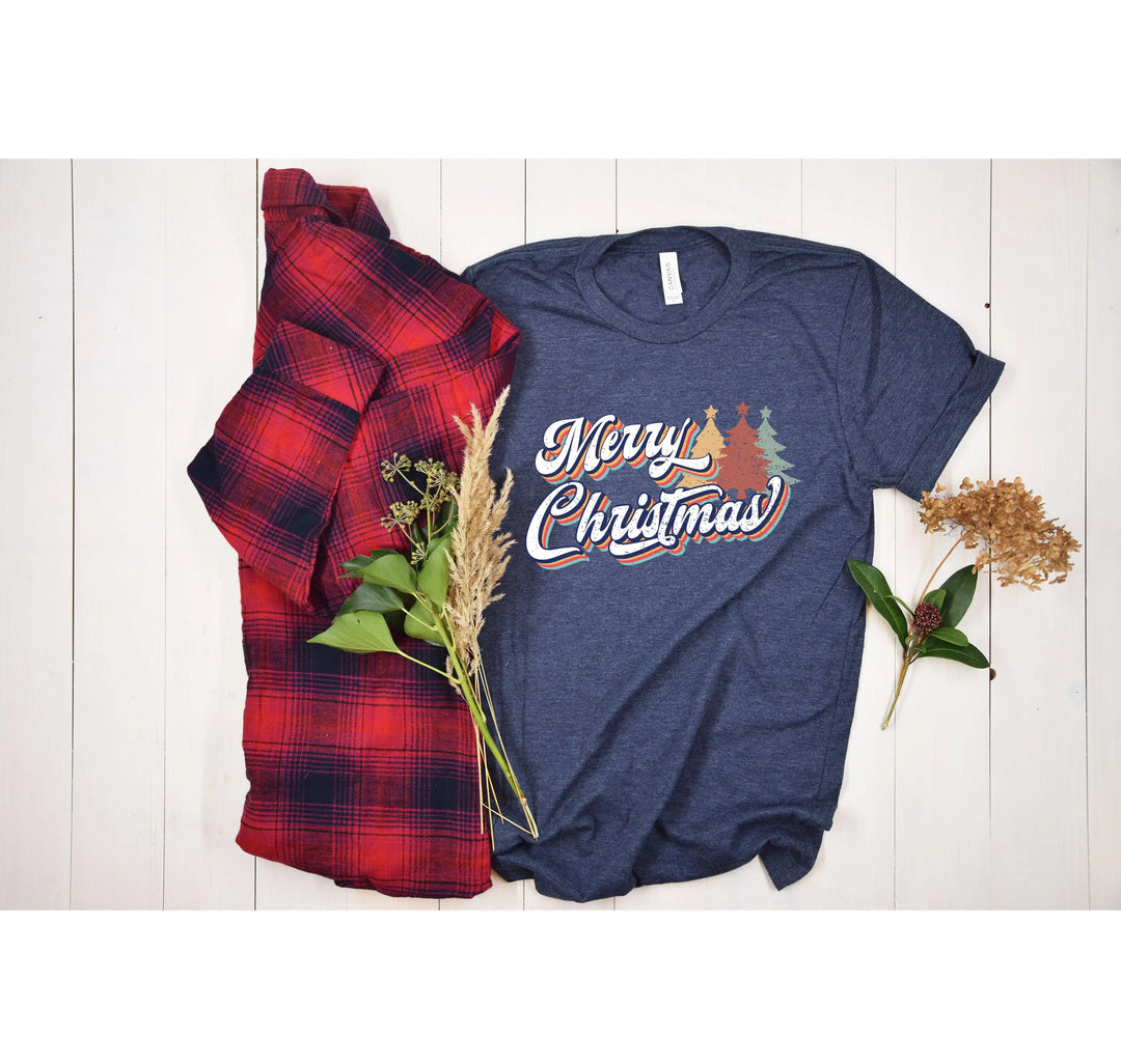 Merry Shirts | Vintage Retro Christmas Family Tee Shirtprintingcenter