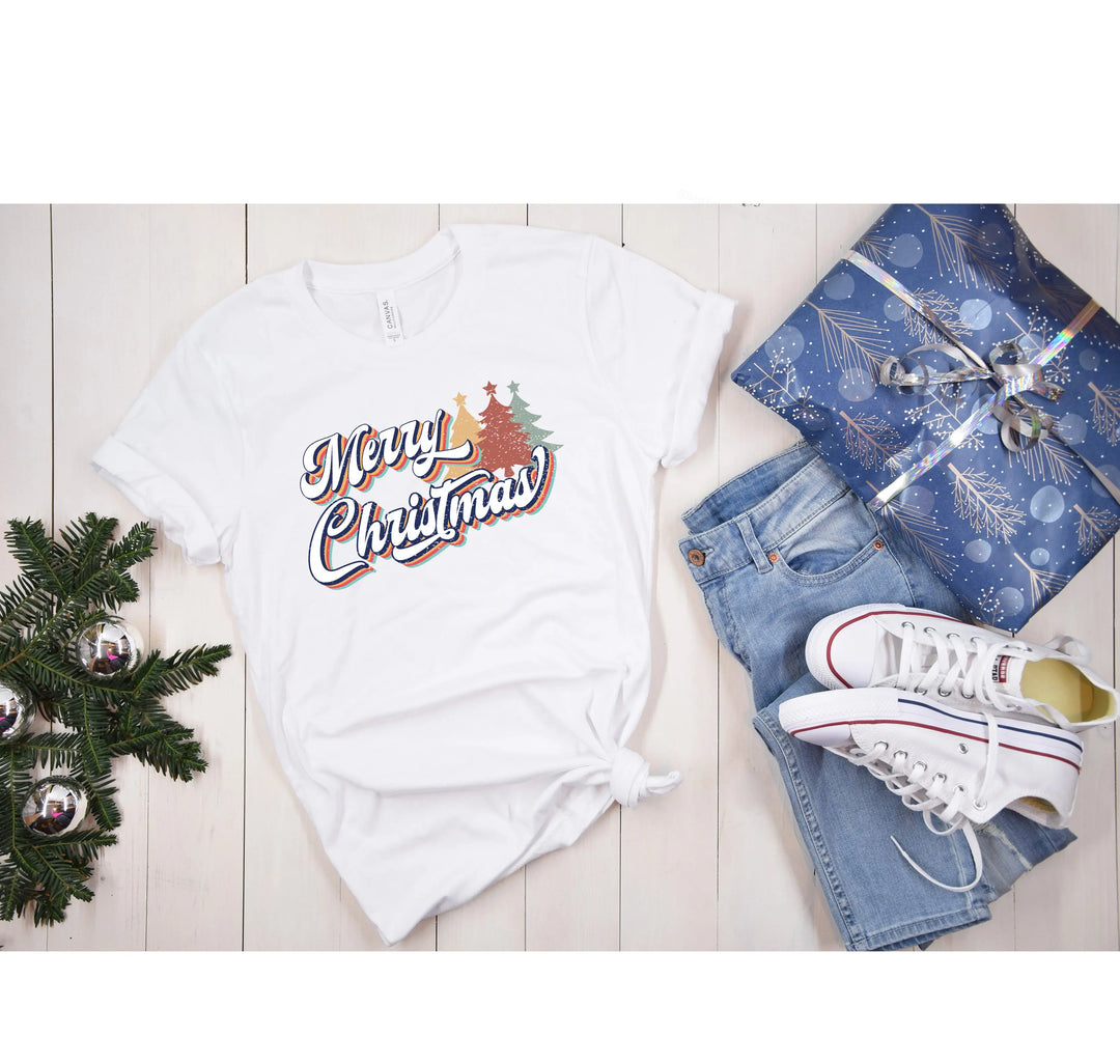 Merry Shirts | Vintage Retro Christmas Family Tee Shirtprintingcenter