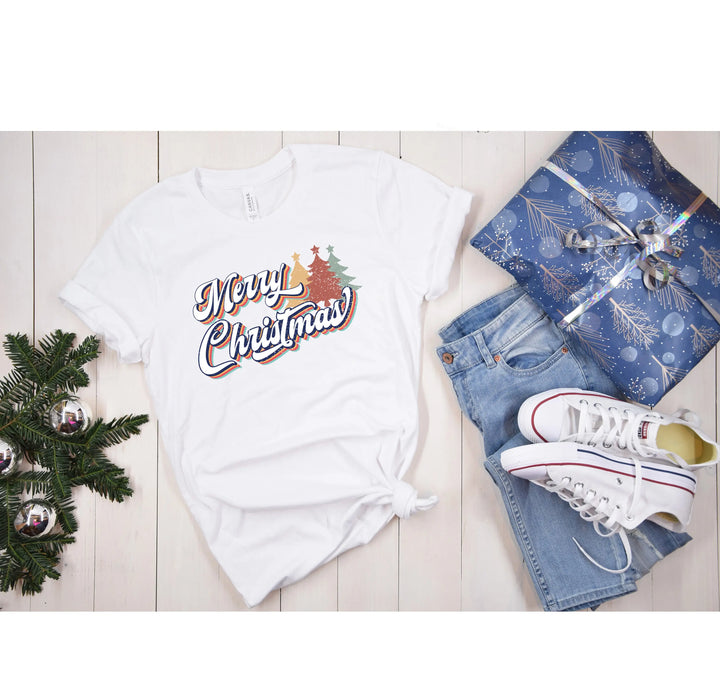 Merry Shirts | Vintage Retro Christmas Family Tee Shirtprintingcenter